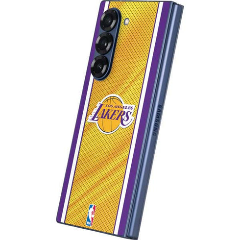 NBA Los Angeles Lakers Home Jersey Galaxy Z Fold6 Skin