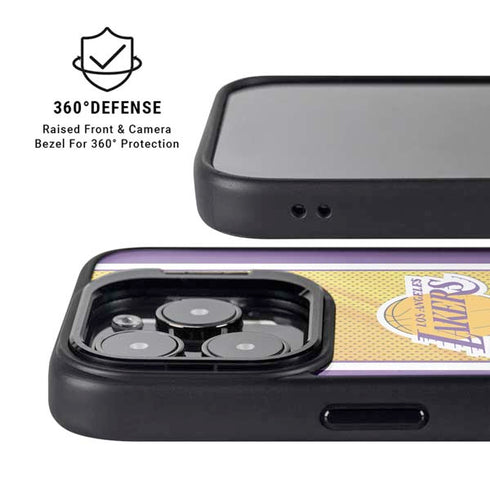 NBA Los Angeles Lakers Home Jersey iPhone 14 Pro Kickstand Case