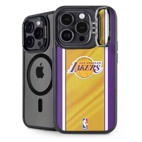 NBA Los Angeles Lakers Home Jersey iPhone 14 Pro Max Kickstand Case