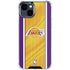 NBA Los Angeles Lakers Home Jersey iPhone 15 Clear Case