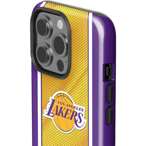 NBA Los Angeles Lakers Home Jersey iPhone 15 Pro Impact Case