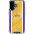 NBA Los Angeles Lakers Home Jersey iPhone 16 Clear Case