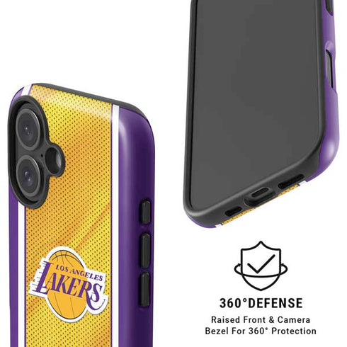 NBA Los Angeles Lakers Home Jersey iPhone 16 Magsafe Impact Case