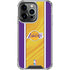 NBA Los Angeles Lakers Home Jersey iPhone 16 Pro Clear Case