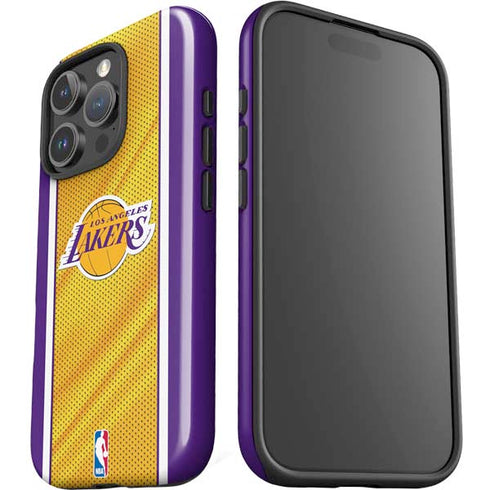 NBA Los Angeles Lakers Home Jersey iPhone 16 Pro Impact Case