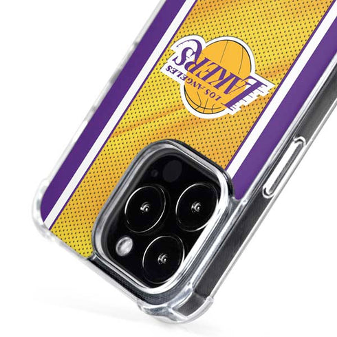 NBA Los Angeles Lakers Home Jersey iPhone 16 Pro MagSafe Case