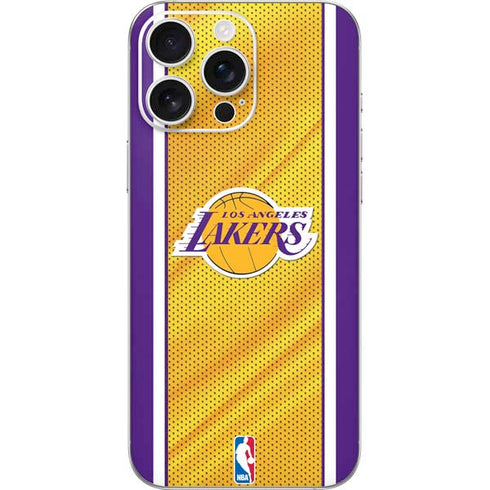 NBA Los Angeles Lakers Home Jersey iPhone 16 Pro Max Skin