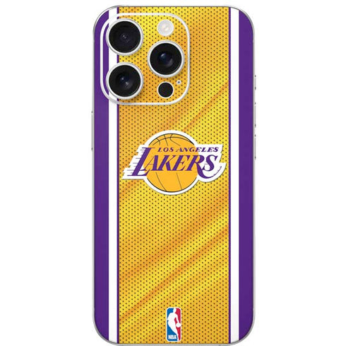 NBA Los Angeles Lakers Home Jersey iPhone 16 Pro Skin