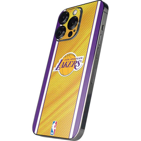 NBA Los Angeles Lakers Home Jersey iPhone 16 Pro Skin