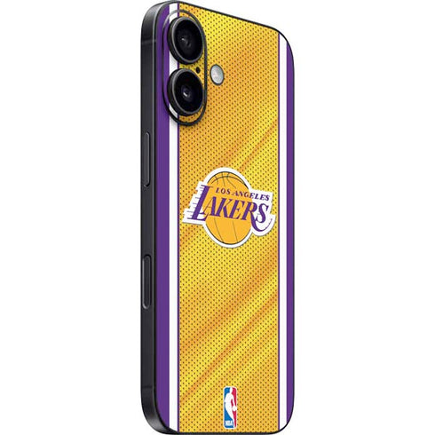 NBA Los Angeles Lakers Home Jersey iPhone 16 Skin