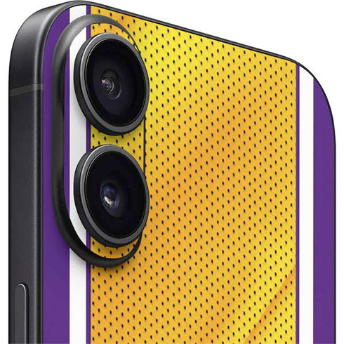 NBA Los Angeles Lakers Home Jersey iPhone 16 Skin