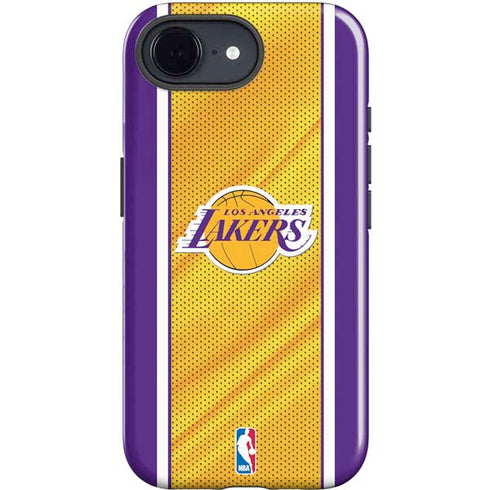 NBA Los Angeles Lakers Home Jersey iPhone 16e Impact Case