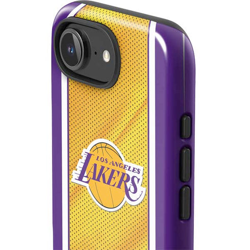 NBA Los Angeles Lakers Home Jersey iPhone 16e Impact Case