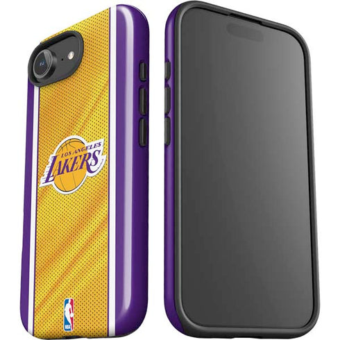 NBA Los Angeles Lakers Home Jersey iPhone 16e Impact Case