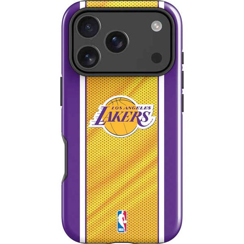 NBA Los Angeles Lakers Home Jersey iPhone 18 Pro Impact Case