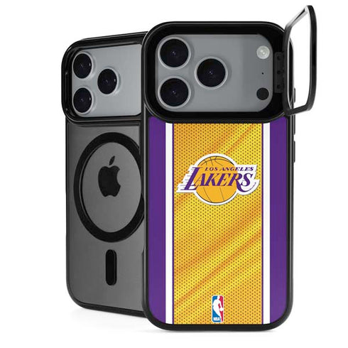 NBA Los Angeles Lakers Home Jersey iPhone 18 Pro Max Kickstand Case