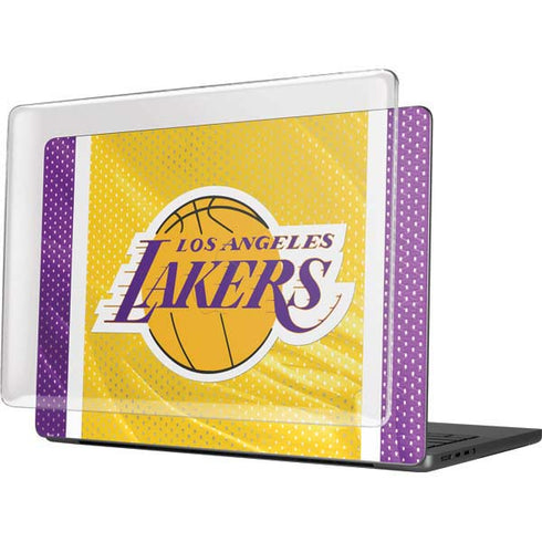 NBA Los Angeles Lakers Home Jersey MacBook Pro 14in (2021-24) Case plus Skin