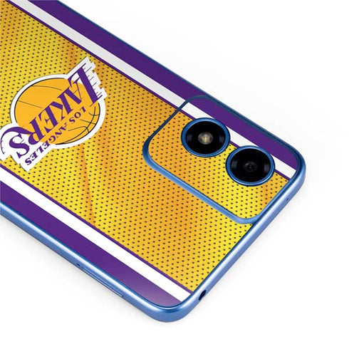NBA Los Angeles Lakers Home Jersey Moto G Play 4G (2024) Skin