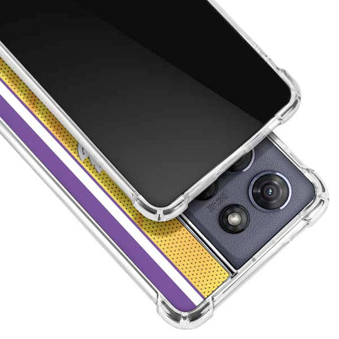 NBA Los Angeles Lakers Home Jersey Moto G Power 5G (2025) Clear Case