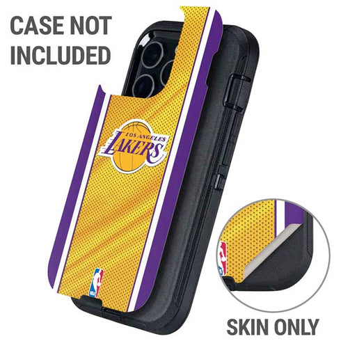 NBA Los Angeles Lakers Home Jersey Otterbox Defender iPhone Skin