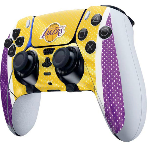 NBA Los Angeles Lakers Home Jersey PS5 DualSense Edge Pro Controller Skin