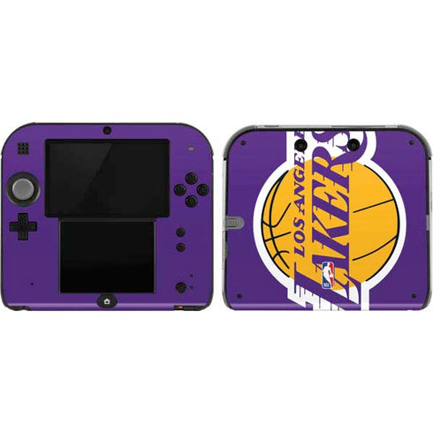 NBA Los Angeles Lakers Large Logo Nintendo Skins