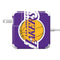 NBA Los Angeles Lakers Large Logo 85W Power Adapter (15 and 17 inch MacBook Pro Charger) Skin