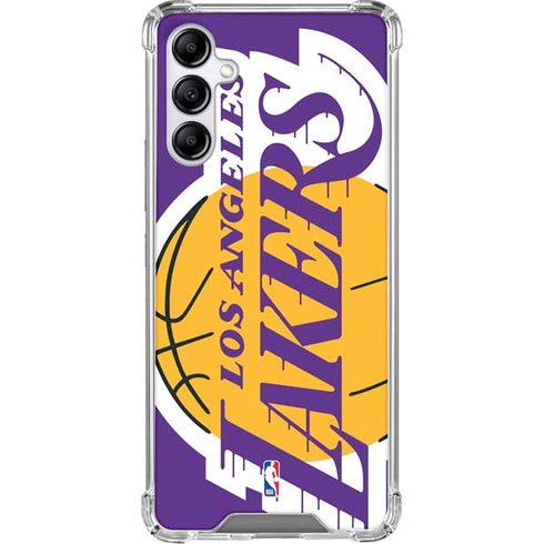 NBA Los Angeles Lakers Large Logo Gabb Phone 4 Clear Case