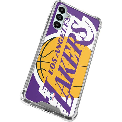 NBA Los Angeles Lakers Large Logo Gabb Phone 4 Clear Case