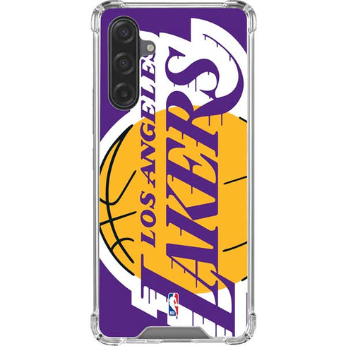 NBA Los Angeles Lakers Large Logo Galaxy A17 Clear Case