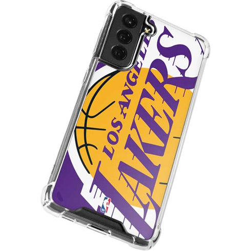 NBA Los Angeles Lakers Large Logo Galaxy S22 Clear Case