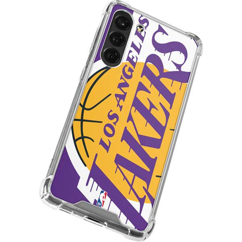 NBA Los Angeles Lakers Large Logo Galaxy S24 FE Clear Case
