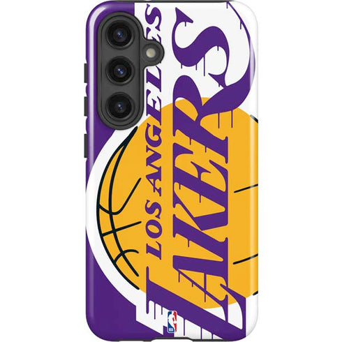 NBA Los Angeles Lakers Large Logo Galaxy S25 Impact Case