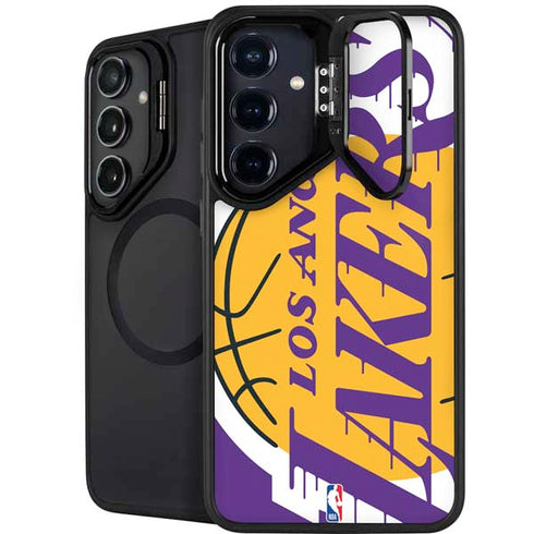 NBA Los Angeles Lakers Large Logo Galaxy S25 Plus Kickstand Case