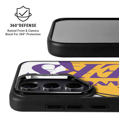 NBA Los Angeles Lakers Large Logo Galaxy S25 Plus Kickstand Case