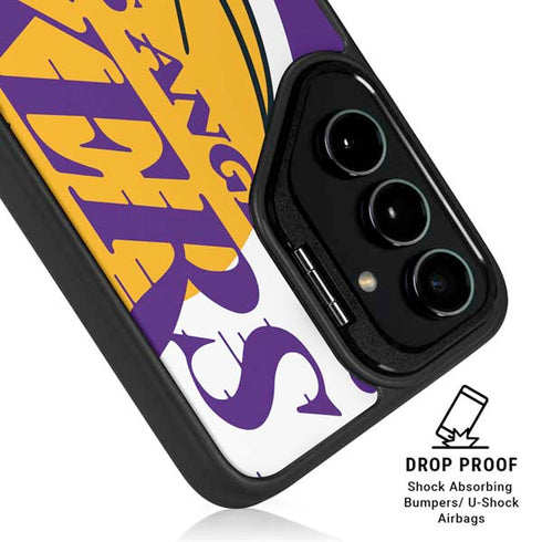 NBA Los Angeles Lakers Large Logo Galaxy S25 Plus Kickstand Case