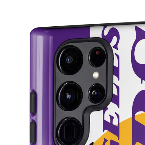 NBA Los Angeles Lakers Large Logo Galaxy S25 Ultra Impact Case