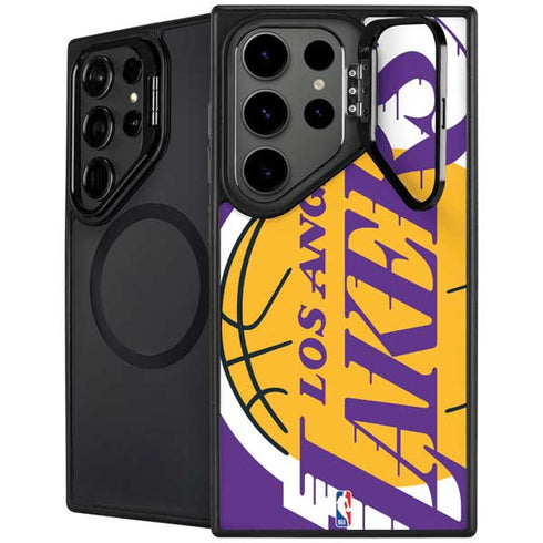 NBA Los Angeles Lakers Large Logo Galaxy S25 Ultra Kickstand Case