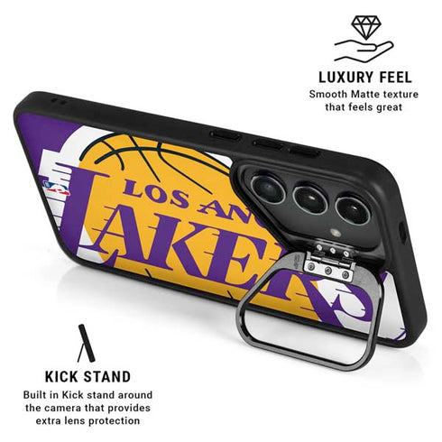 NBA Los Angeles Lakers Large Logo Galaxy S25 Ultra Kickstand Case