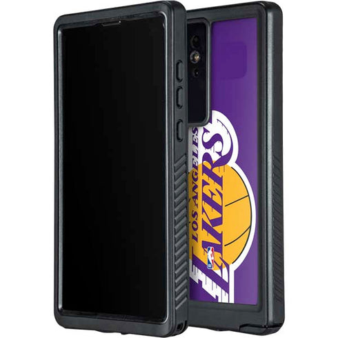 NBA Los Angeles Lakers Large Logo Galaxy S24 Ultra Waterproof Case