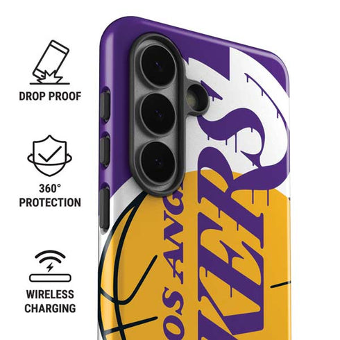 NBA Los Angeles Lakers Large Logo Galaxy S26 Impact Case