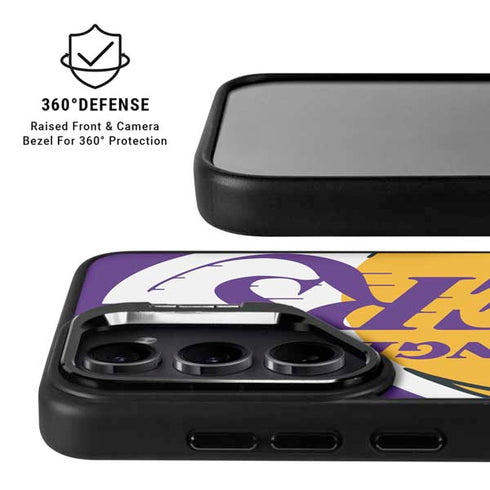 NBA Los Angeles Lakers Large Logo Galaxy S26 Plus Kickstand Case
