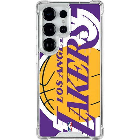 NBA Los Angeles Lakers Large Logo Galaxy S26 Ultra Clear Case