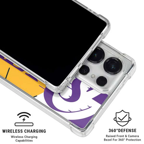 NBA Los Angeles Lakers Large Logo Galaxy S26 Ultra Clear Case