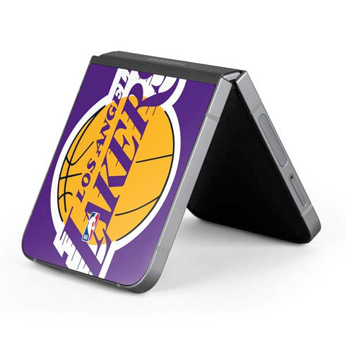 NBA Los Angeles Lakers Large Logo Galaxy Z Flip6 Skin