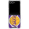 NBA Los Angeles Lakers Large Logo Galaxy Z Flip7 Clear Case