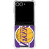 NBA Los Angeles Lakers Large Logo Galaxy Z Flip7 Clear Case