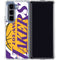 NBA Los Angeles Lakers Large Logo Galaxy Z Fold5 5G Clear Case