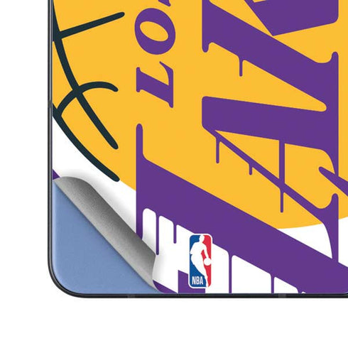 NBA Los Angeles Lakers Large Logo Galaxy Z Fold5 5G Skin