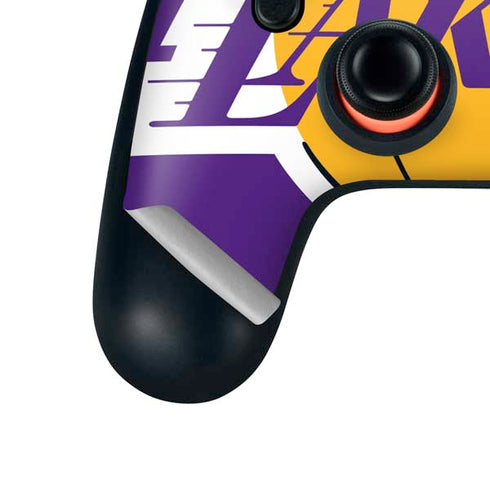 NBA Los Angeles Lakers Large Logo Google Stadia Controller Skin